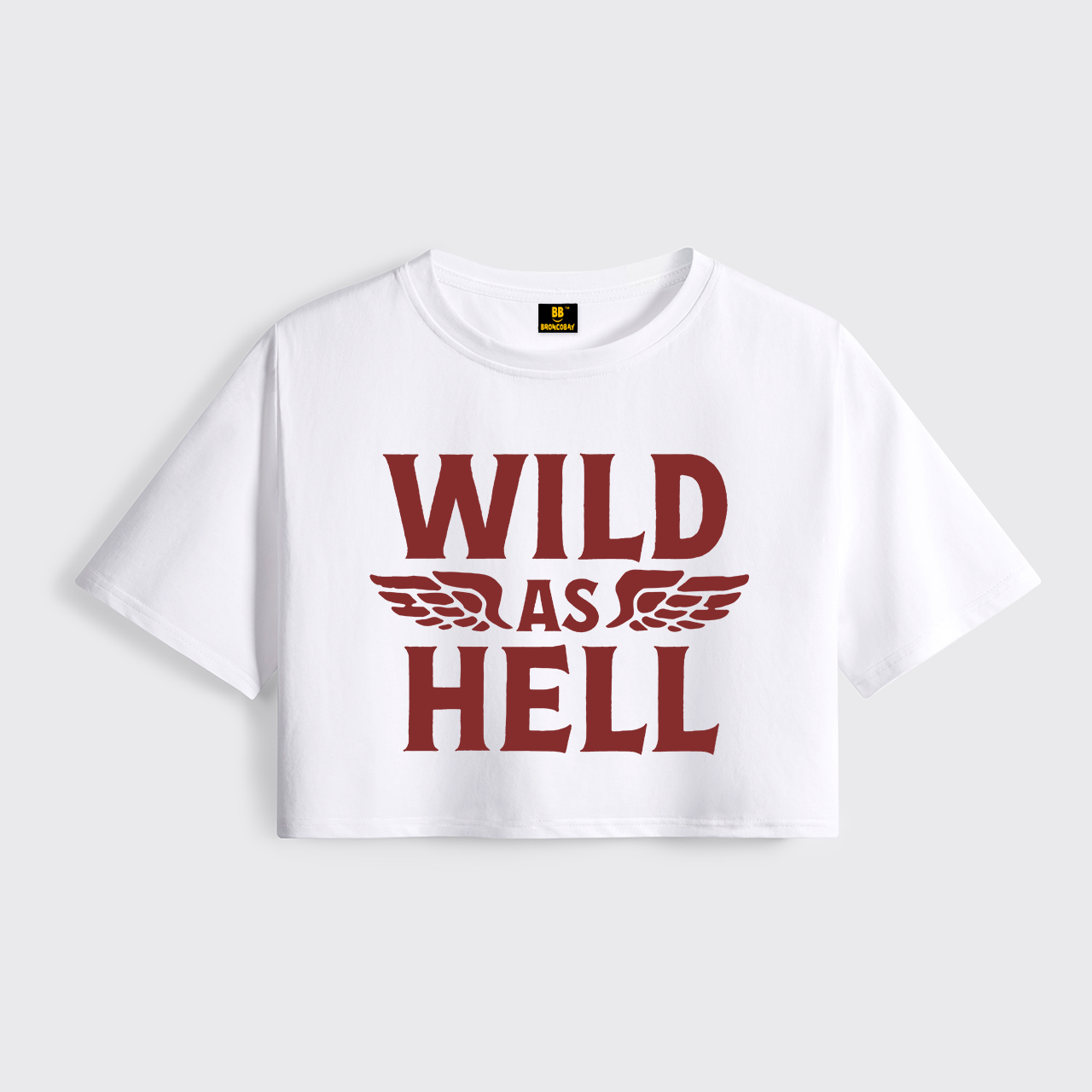 Wild As Hell Cropped Boxy Tee