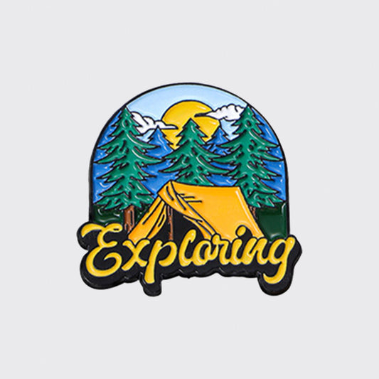 Exploring Camping_Broncobay Pin