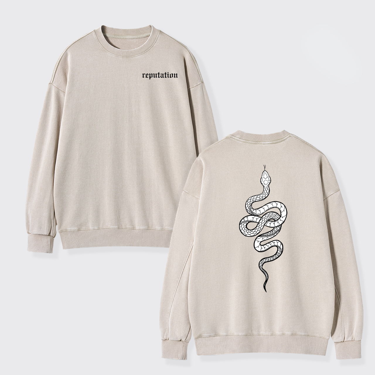 Reputation Look What You Made Me Do Washed Sweatshirts