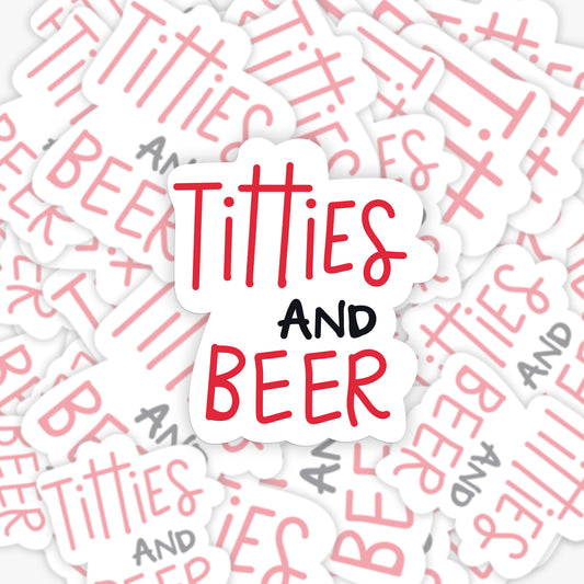 Country Music Titties And Bee_Broncobay Sticker