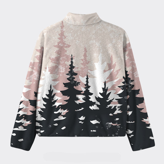 Forest Design Fleece Jacket