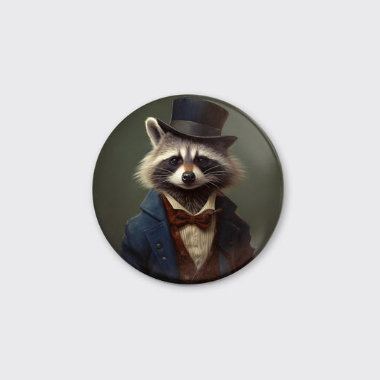 Victorian Aristocrat Raccoon_Broncobay Pin