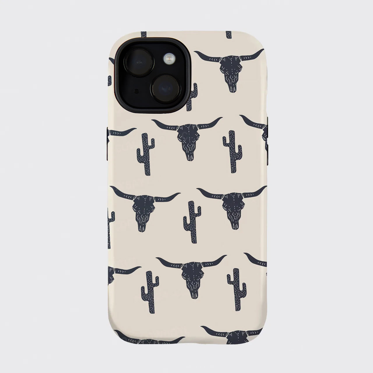 Western Cow Bones And Cactus_Broncobay Phone Case