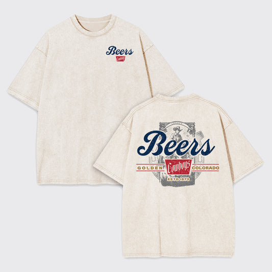 Let's Be Full Of Beers Garment-dye Tees