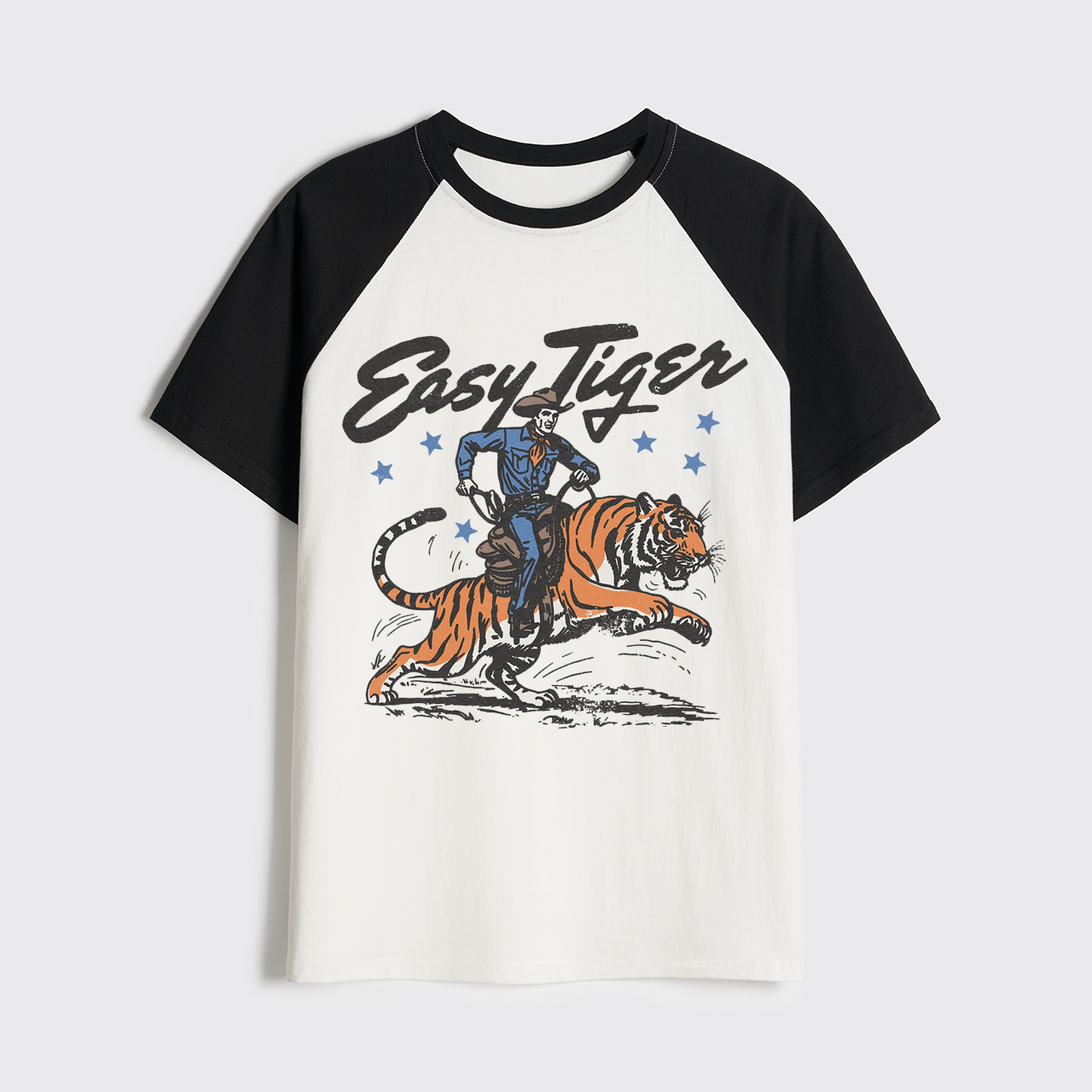 Cowboy Western Country Rodeo Raglan T-shirts