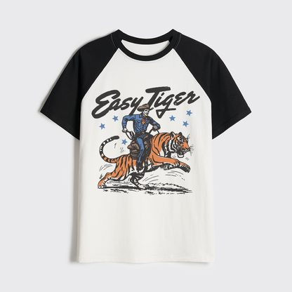 Cowboy Western Country Rodeo Raglan T-shirts