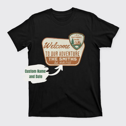 Personalized National Park Sign T-Shirts