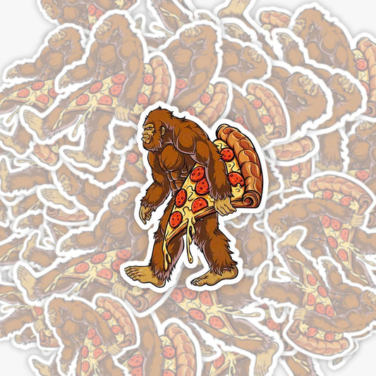 Bigfoot Pizza_Broncobay Sticker