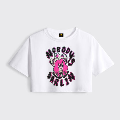70s Cowgirl Cropped Boxy Tee