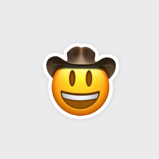 Cowboy Emoji_Broncobay Fridge Magnet