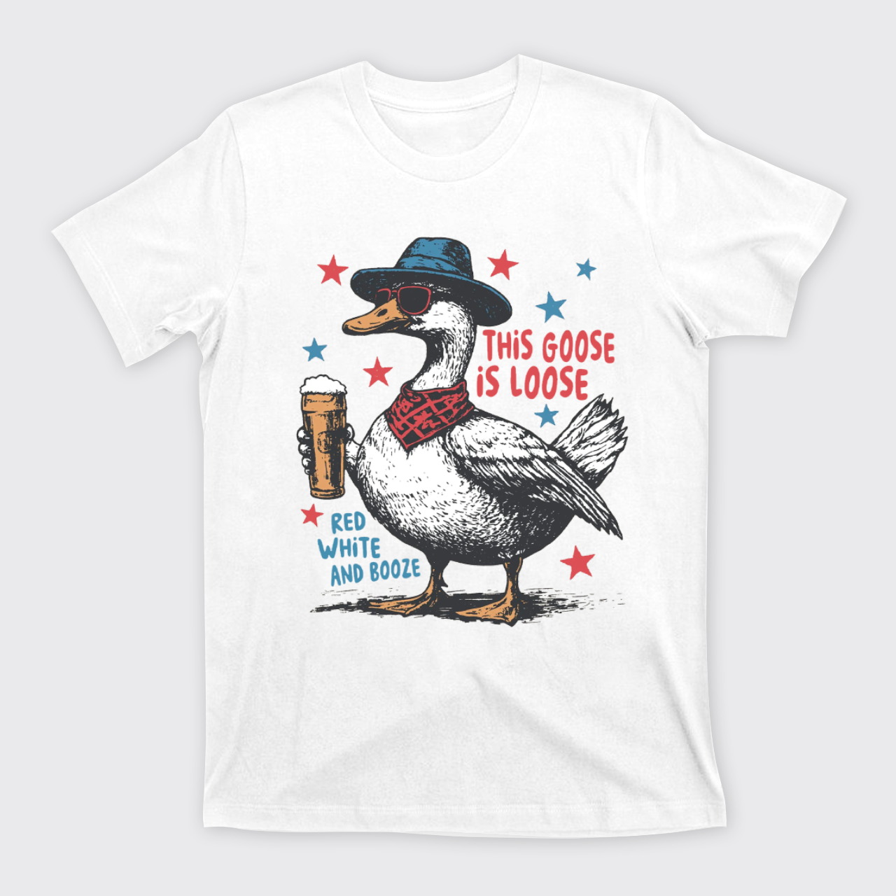 Humorous 4th Of July-This Goose Is Loose T-Shirts