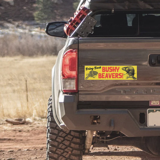 Bring Back Bushy Beavers Bumper Magnet