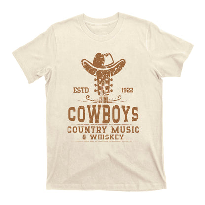 Country Music Whiskey Western Cowboy T-Shirt