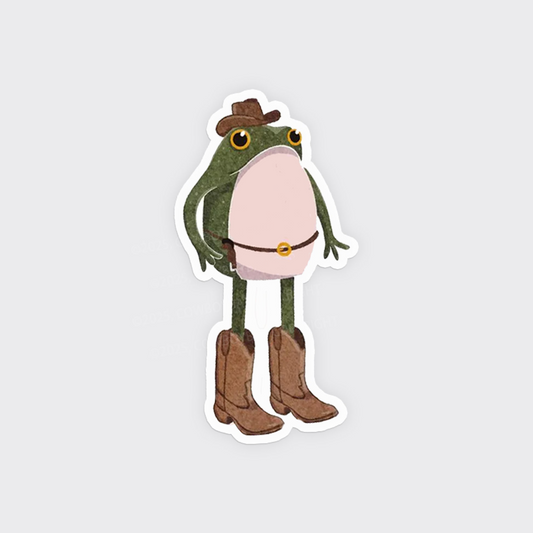 Cowboy Frog_Broncobay Fridge Magnet