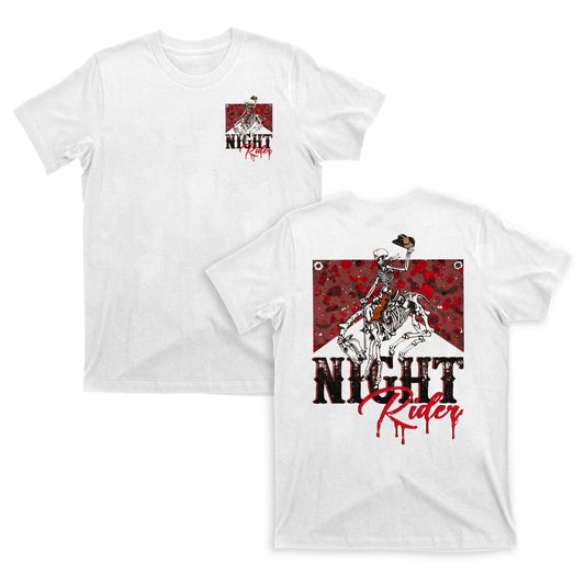 Halloween Cowboy Night Rider Double sided printing T-Shirts
