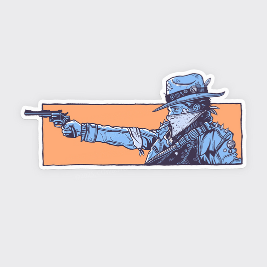 Gunslinger_Broncobay Fridge Magnet