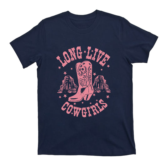 Cowgirls Western Long Lives T-Shirts