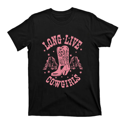 Cowgirls Western Long Lives T-Shirts