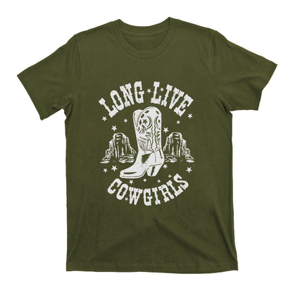 Cowgirls Western Long Lives T-Shirts