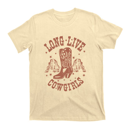 Cowgirls Western Long Lives T-Shirts