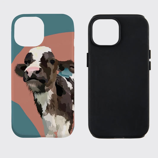 Oil Painted Cow_Broncobay Phone Case