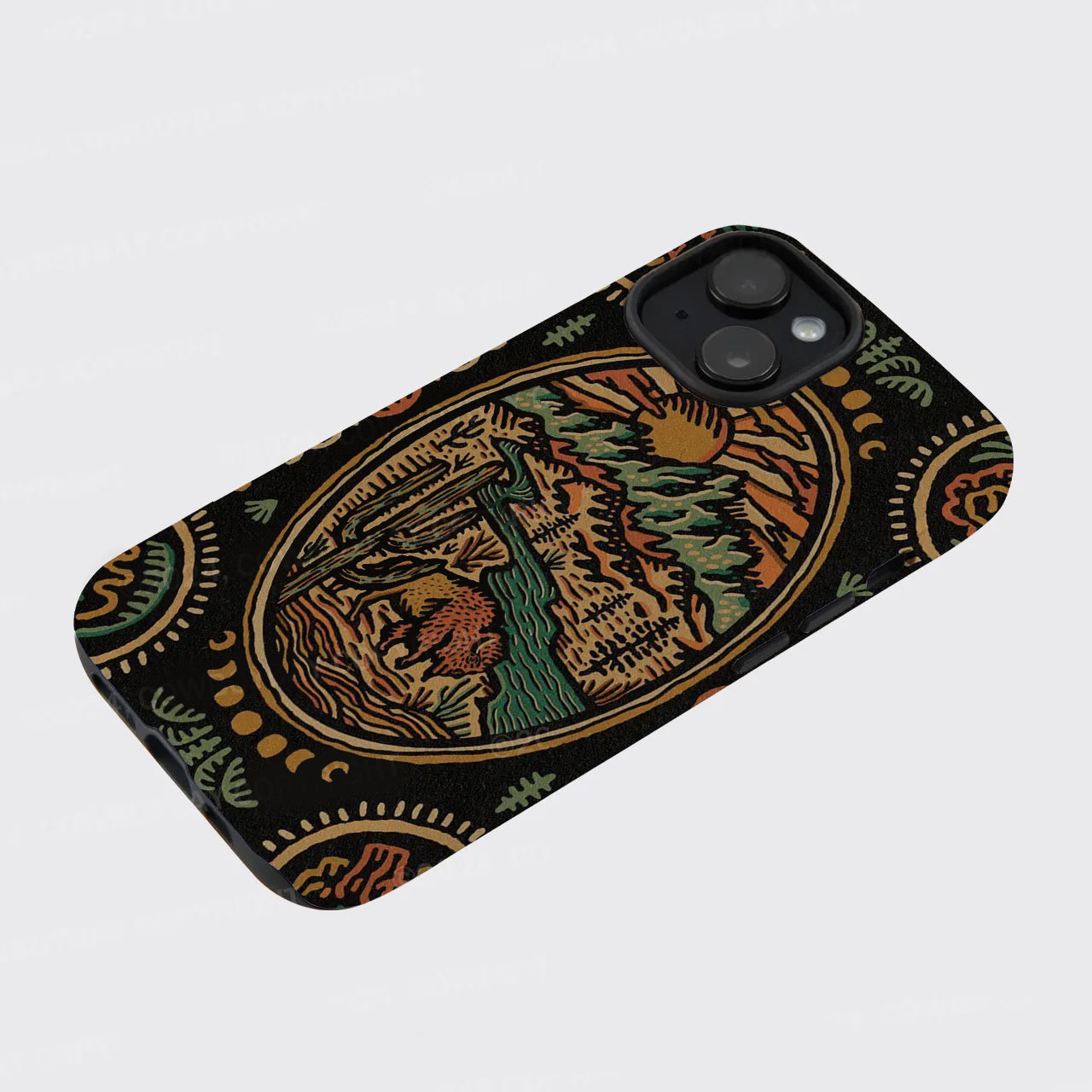 A Mirror Image Of the Cowboys Of The West_Broncobay Phone Case