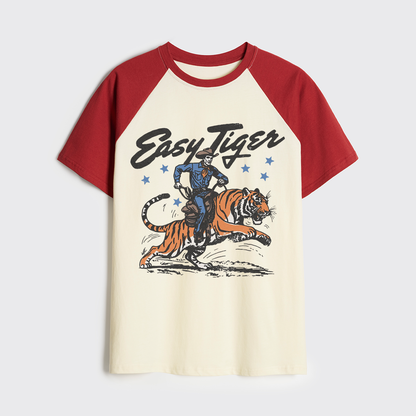 Cowboy Western Country Rodeo Raglan T-shirts