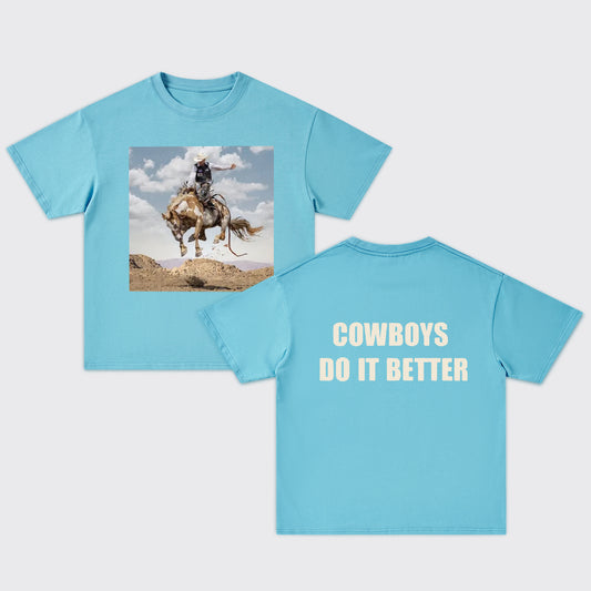 Rodeo Makes Cowboy Better Oversize T-Shirts
