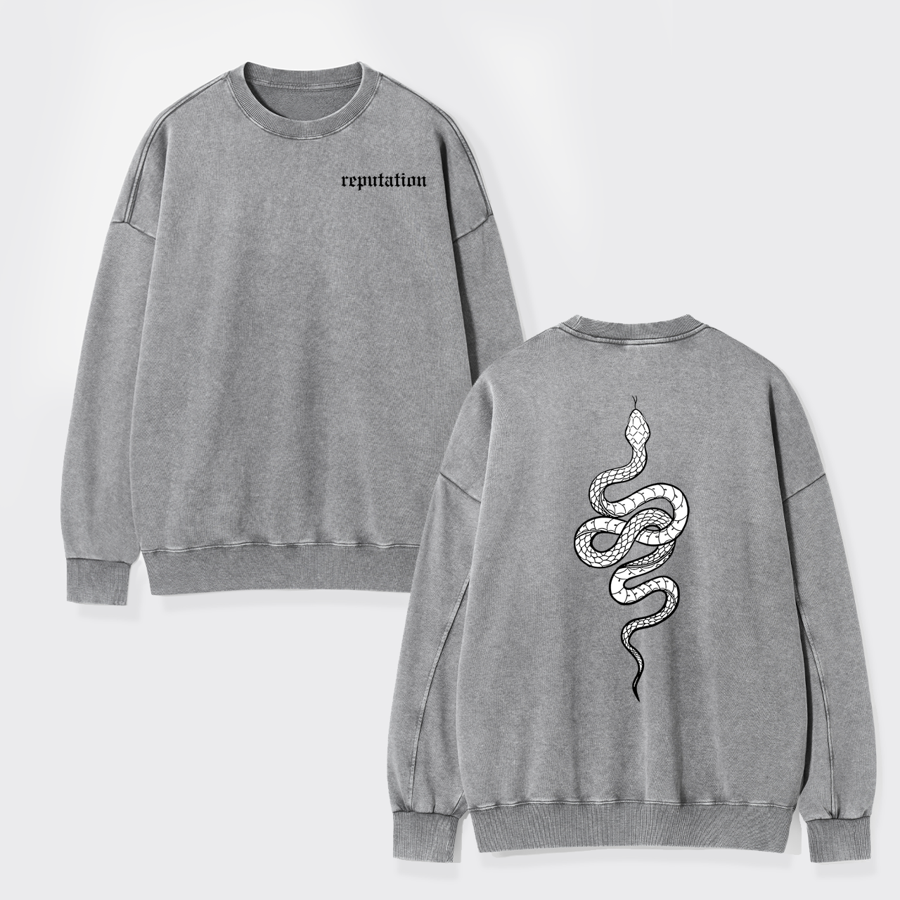 Reputation Look What You Made Me Do Washed Sweatshirts