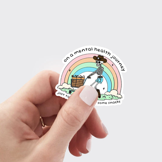 Mental Health Journey_Broncobay Sticker