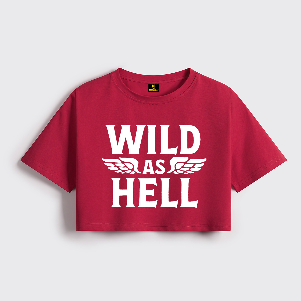 Wild As Hell Cropped Boxy Tee