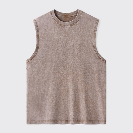 Washed Tank:Brown