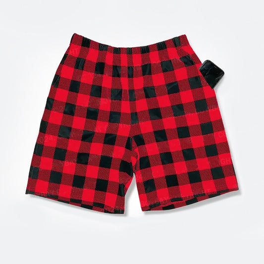 Full Size Christmas PJ Shorts For Family