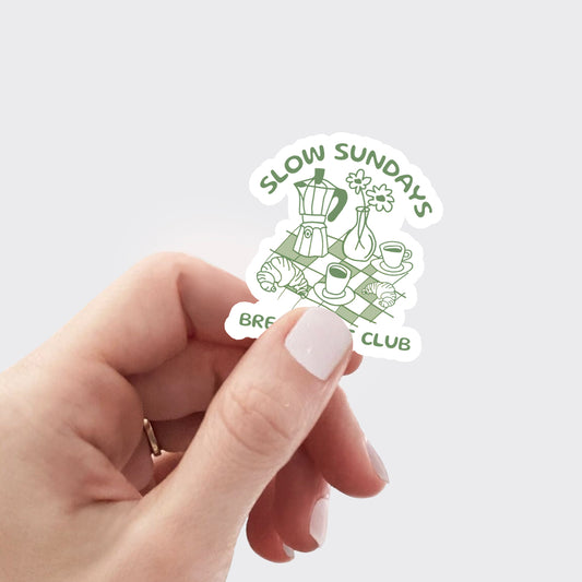 Breakfast Coffee Club_Broncobay Sticker