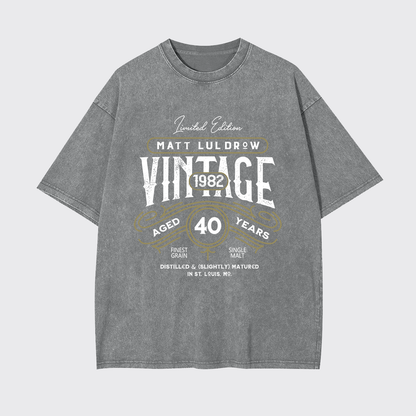 Limited Edition Whiskey Birthday Party Garment-dye Tees