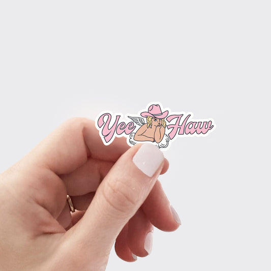 Yeehaw Angel_Broncobay Sticker