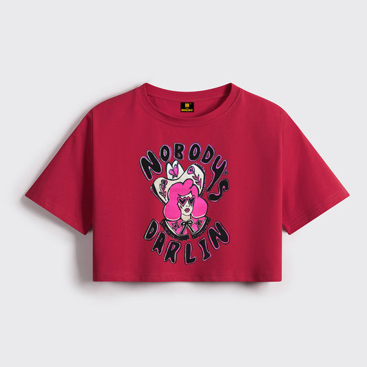 70s Cowgirl Cropped Boxy Tee