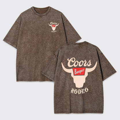 Rodeo Heritage Bold Western Garment-dye Tees