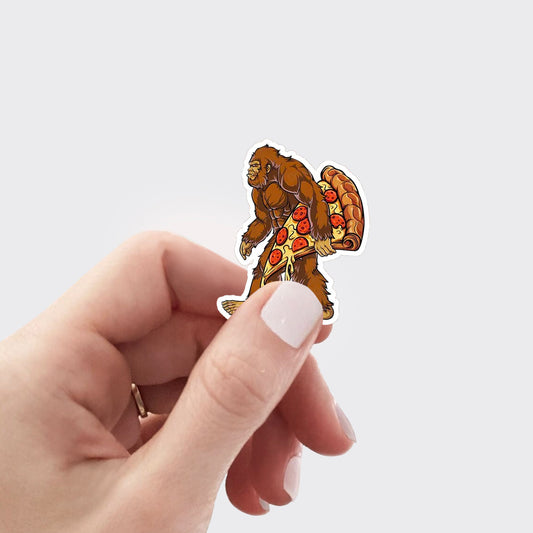 Bigfoot Pizza_Broncobay Sticker
