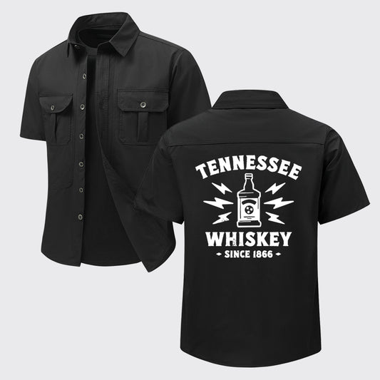 Tennessee Whiskey Jack Daniel's Alcohol Liquor Work Shirts