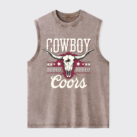 Cowboy Rodeo Washed Tanks