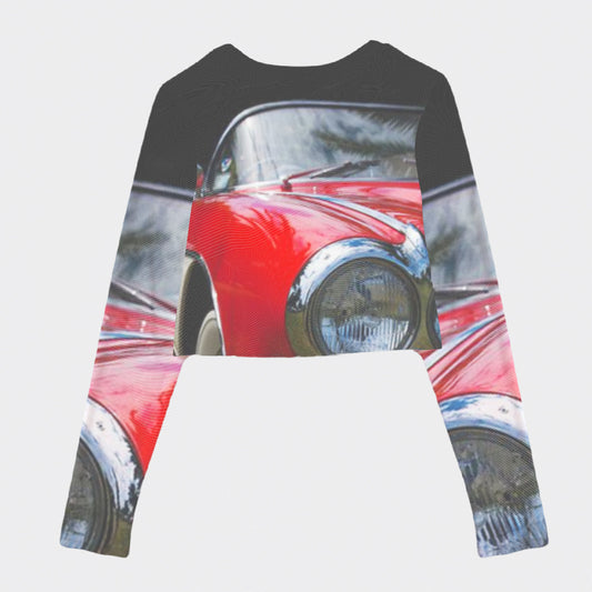My Favorite Mesh Crop Long Sleeves