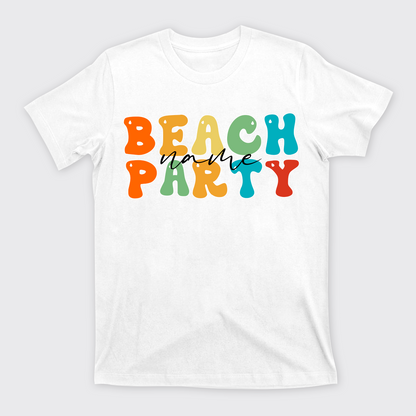 Personalized Name Beach Party T-Shirts