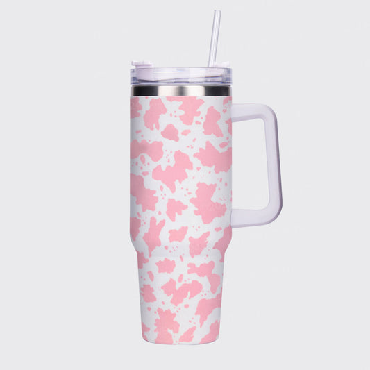 Pink Cheetah Print Tumbler