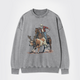 Western Roping Santa Washed Sweatshirts