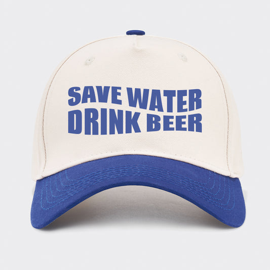 Save Water Drink Beer Baseball Cap