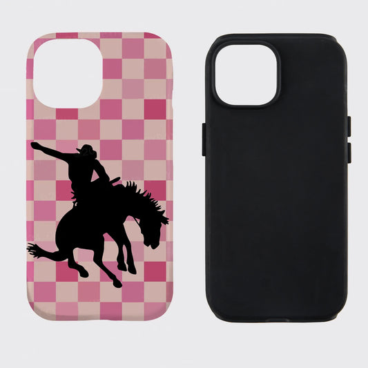 Cowboy In Arena_Broncobay Phone Case