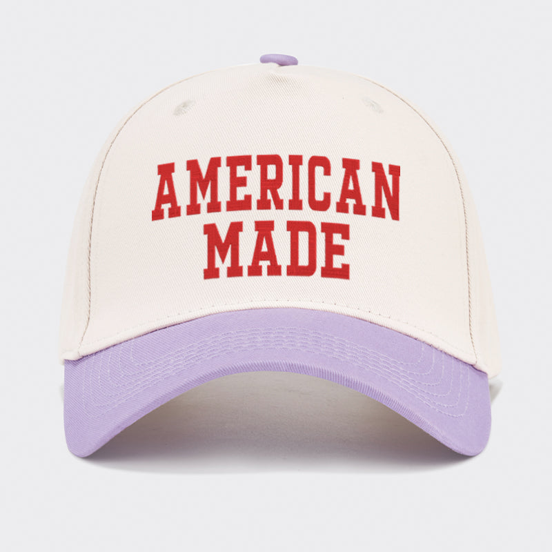 American Made Embroidered Baseball Cap
