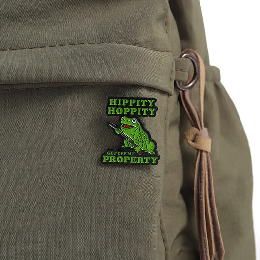 Hippity Hoppity Get Off My Property_Broncobay Pin