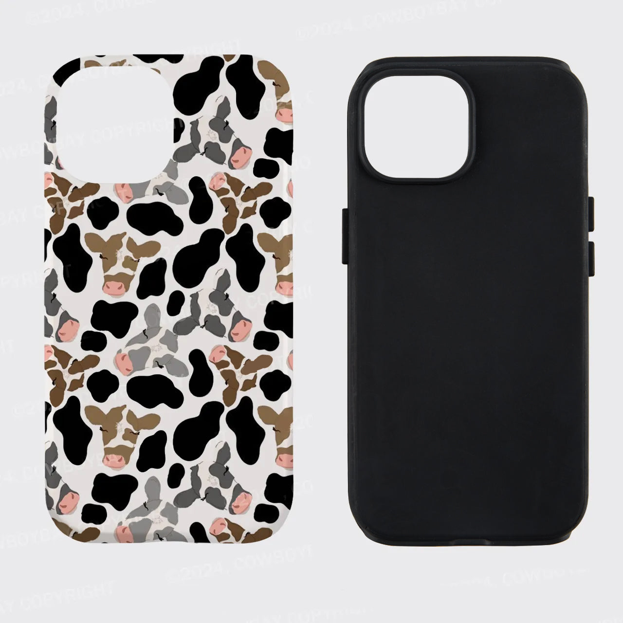 Cow Pattern Tri-color_Broncobay Phone Case